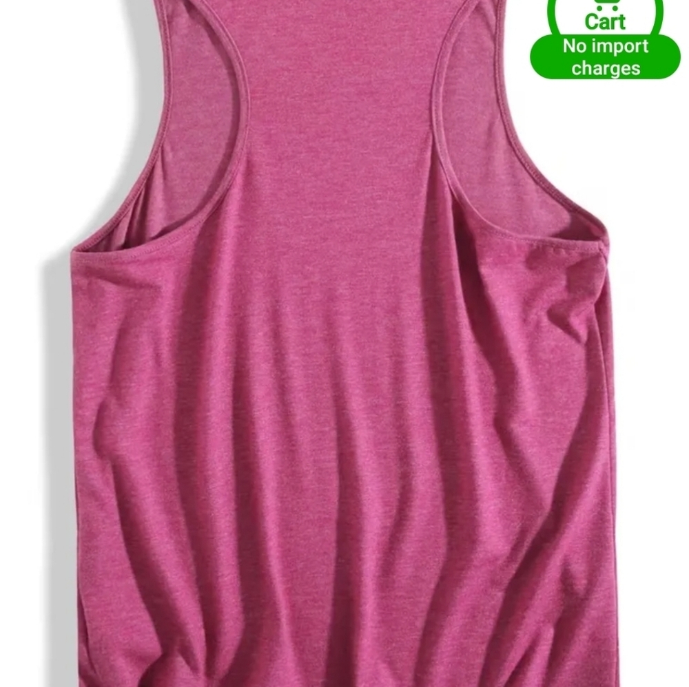 Dark Gray Tank W UR Design Or Text. 1 Color. Full Color Slightly Exra M-XXL - Picture 6 of 8